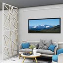 Ver imagem 1 de Painel Vazado Divisória Mdf Roma Branco Decore Painéis e Divisórias 0,60x2,20m