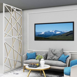 Painel Vazado Divisória Mdf Roma Branco Decore Painéis e Divisórias 0,60x2,20m