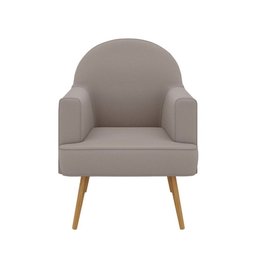 Poltrona Decorativa Luxor C/ Puff em Veludo Just Time - 3