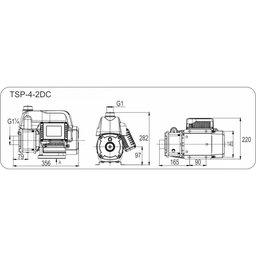 Smart Pump Pressurizador 1cv Texius Smart Tsp-4-2dc 220V C/ Inversor de Frequencia - 4
