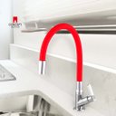 Ver imagem 2 de Torneira Luxo Bancada Flexível 01968 1/4 de Volta Concept Metais 01968 Red