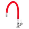 Torneira Luxo Bancada Flexível 01968 1/4 de Volta Concept Metais 01968 Red - 1