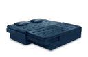 Ver imagem 3 de Sofá Cama King 5 Lugares 2,70m Alice Suede Azul Adonai Estofados