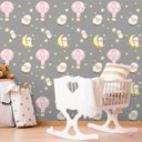 Ver imagem 1 de Papel de Parede Infantil - Ovelhas Arte Destaque 1,50 Metros
