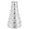Kit 6 Forma Torta Bolo Redonda 15-17-20-25-30-35 X 10 H10 - 1