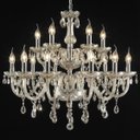 Ver imagem 1 de Lustre Candelabro com Cristais 15 Braços LU016/15.80CO Mais Luz