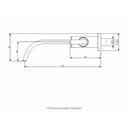 Ver imagem 2 de Torneira de Lavatório Parede Preto Fosco - Dom