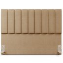 Ver imagem 5 de Cabeceira Cama Box King 195 cm Dália W01 Linho Bege Escuro - Lyam Decor