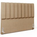 Ver imagem 2 de Cabeceira Cama Box King 195 cm Dália W01 Linho Bege Escuro - Lyam Decor