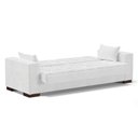 Ver imagem 4 de Sofá Cama 02 lugares Lisboa Corano Branco - D’Rossi