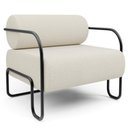 Ver imagem 2 de Kit 02 Poltronas Decorativa Pés Industrial Moscou K01 Linho Champagne - Lyam Decor