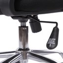 Ver imagem 4 de Cadeira Giratória Baixa Office Tok Preto Base Rodízio Cromado