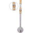 Ver imagem 3 de Bomba Pingente Chimarrão Aço Inox 304 Ouro 18k Inteira Brasão