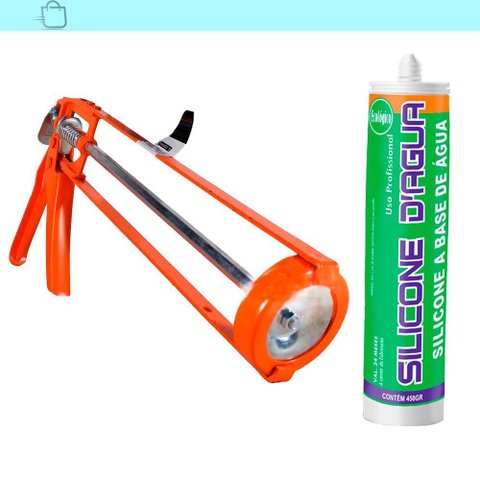 Silicone Dagua Acrilico Cartucho 450g Cinza C/Aplicador