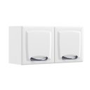 Ver imagem 5 de Cozinha Completa Itatiaia Aço 5 Peças 12 Portas 3 em Vidro New Premium Branco Neve Balcão P/
