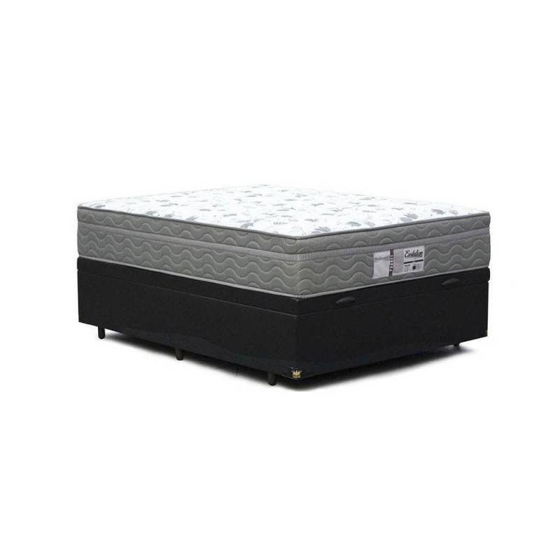 Cama Box Baú + Colchão Probel Evolution Pocket Molas Ensacadas Casal - 2