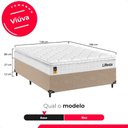 Ver imagem 3 de Cama Box Bege Viúva + Colchão Life D33 Pillow Top Branco - 61x128x188cm - e-Shop Casa