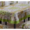 Ver imagem 2 de Kit Toalha de Mesa Retangular Melissa com Capas de Cadeira 07 Peças