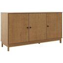 Ver imagem 3 de Buffet Aparador Vitalis Moderno 3 Portas Madeira Maciça 160cm Marrom Mpozenato