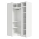 Ver imagem 7 de Guarda-roupa Modulado de Canto 3 Portas com Espelhos Branco Neo Madesa Branco