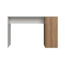 Ver imagem 6 de Mesa Escrivaninha 120cm Base com 2 Nichos Laterais Abertos Cor:arenas com Mel