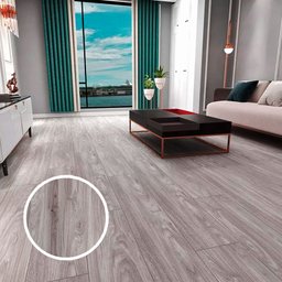 Piso Vinílico Rígido Clicado Régua Amadeirada por M² Cor Cedrinho- Tubrax - 2