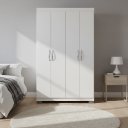 Ver imagem 1 de Guarda Roupas 4 Portas Multiuso 109cm Ditália
