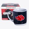 Caneca URBAN 300ML Akatsuki 10024715 Xícara Porcelana Personagem Naruto Decorativa Bebidas Quentes - 1