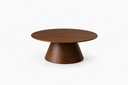 Ver imagem 3 de Mesa de Centro Redonda 70cm Design Contemporâneo Desirée Oona Design Castanho