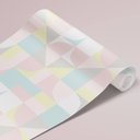 Ver imagem 3 de Papel de Parede Infantil - Formas Abstratas Coloridas Arte Destaque 3,50 Metros