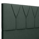 Ver imagem 4 de Cabeceira Cama Box Solteiro 100cm Aura Linho W01 Verde - Mpozenato