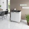 Balcão Cooktop Armário Duas Portas para 4 e 5 Bocas - 1