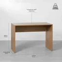 Ver imagem 2 de Conjunto Office - Bancada Contemporânea Slim Freijó - 1,10m + Gaveteiro Contemporâneo Slim 3 Gavetas