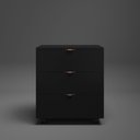 Ver imagem 5 de Gaveteiro Preto 3 Preto Multiuso Office Design 3 Gavetas Escritório