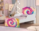 Ver imagem 3 de Cama Infantil Tie Dye Com Colchão