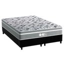 Ver imagem 1 de Cama Box Queen: Colchão Molas Probel MasterPocket Ensacadas Evolution + Base CRC Suede Black(