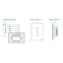 Ver imagem 4 de Interruptor Touch Wi-Fi Smart Tramontina Branco com 3 Canais