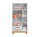 Ver imagem 3 de Quarto Infantil Completo Lion 3 Portas 2 Gavetas Branco - Pnr Móveis