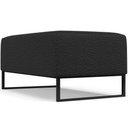Ver imagem 7 de Puff Decorativo Sala De Estar Cléo 90cm Base De Ferro Preto W01 Bouclê Preto - Lyam Decor