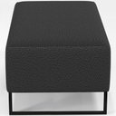 Ver imagem 6 de Puff Decorativo Sala De Estar Cléo 90cm Base De Ferro Preto W01 Bouclê Preto - Lyam Decor