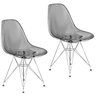 Kit 2 Cadeiras Charles Eames Cristal Eiffel Designer  - 1