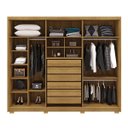 Ver imagem 2 de Guarda-roupa Casal 6 Portas 6 Gavetas 100% Mdf Dukai Nature