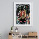 Ver imagem 2 de Quadro Decorativo As Três Bruxas - 60x48cm:madeira Preta