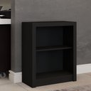 Ver imagem 4 de Armário para Escritório Rose 2 Portas Baixo Preto - Panorama Móveis