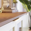 Ver imagem 7 de Buffet Aparador Decorativo 160cm Gunga Off White/freijó G73 - Gran Belo
