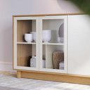 Ver imagem 6 de Buffet Aparador Decorativo 160cm Gunga Off White/freijó G73 - Gran Belo