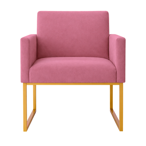 Poltrona Decorativa Reforçada para Sala de Espera Rose