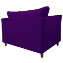 Ver imagem 3 de Namoradeira Isis Veludo Roxo - Montanaris Decor