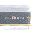Ver mais imagens de Conjunto Box Marrom Luanda Cinza Espuma D28 Solteiro 96x203x62 - King House