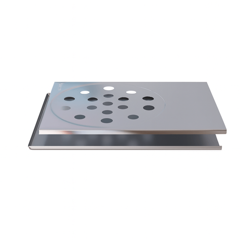 Ralo Box Quadrado Inox 10 x 14 Centímetros - 2712 - Estrela